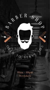 Barbershop Opening Instagram Story
