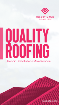 Quality Roofs Instagram Reel Image Preview