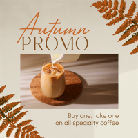 Autumn Coffee Promo Instagram Post