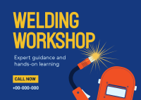 Welding Workshop Postcard