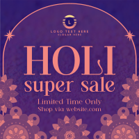 Holi Sale Patterns Instagram Post