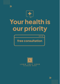 Your Health Is Our Priority Flyer