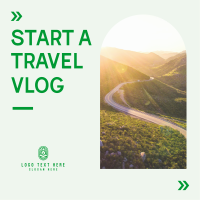 Travel Vlog Instagram Post