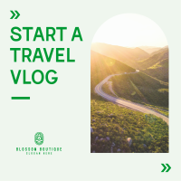 Travel Vlog Instagram Post Image Preview