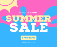 Summer Sale Splash Facebook Post