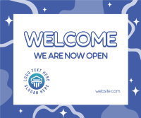 Welcome Now Open Facebook Post