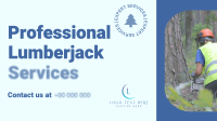 Professional Lumberjack Service Animation
