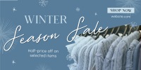 Winter Fashion Sale Twitter Post Design