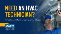 HVAC Technician Animation