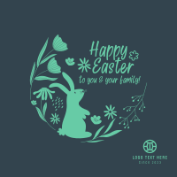 Easter Wreath Instagram Post