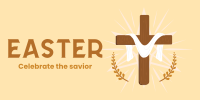 Celebrating Holy Week Twitter Post Design