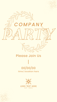 Company Party Facebook Story