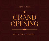 Vintage Grand Opening Facebook Post