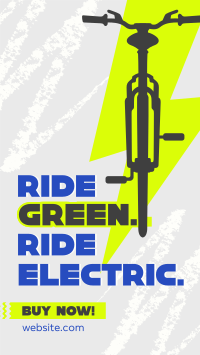 Green Ride E-bike Instagram Story