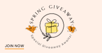 Spring Giveaway Facebook Ad