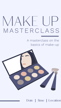 Make Up Masterclass Facebook Story