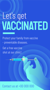 Let's Get Vaccinated Facebook Story