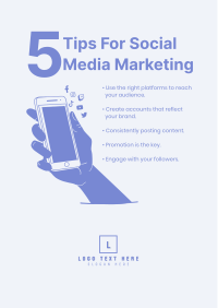 Social Media Hand Flyer