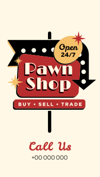 Pawn Shop Sign Facebook Story