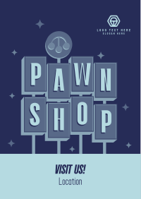 Pawn Shop Retro Flyer