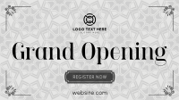 Elegant Business Launch Facebook Event Cover