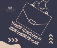 Business Plan Facebook Post