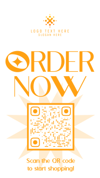 QR Scan Order TikTok Video Design