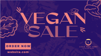 Trendy Open Vegan Restaurant Facebook Event Cover