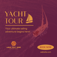Yacht Tour Instagram Post