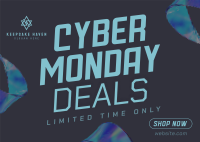 Cyber Monday Deals Postcard Image Preview