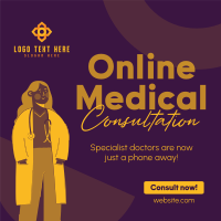 Online Specialist Doctors Instagram Post