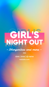 Girl's Night Out Facebook Story