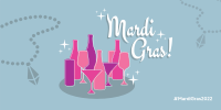 Starry Mardi Gras Twitter Post