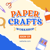 Kids Paper Crafts Linkedin Post