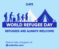 Welcome Refugee Day Facebook Post