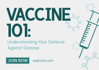 Health Vaccine Webinar Postcard