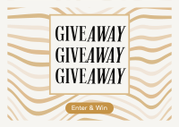 Giveaway Promo Postcard Image Preview