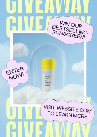 Giveaway Beauty Product Flyer