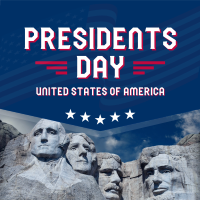 Presidents Day of USA Instagram Post Design