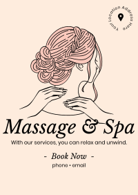 Cosmetics Spa Massage Poster