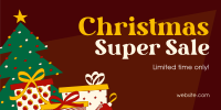 Christmas Super Sale Twitter Post