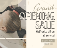 Salon Opening Discounts Facebook Post