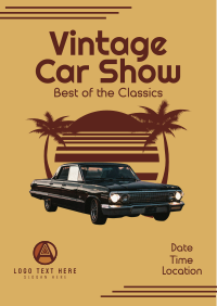 Vintage Car Show Poster