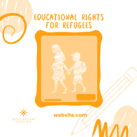Refugees Education Rights Instagram Post