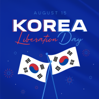 Republic Of Korea Independence Day Instagram Post example 2