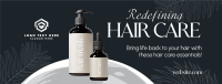 Minimalist Hair Product Facebook Cover Design