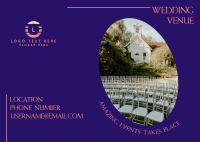 Wedding Venue Postcard Design