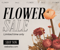 Flower Boutique  Sale Facebook Post