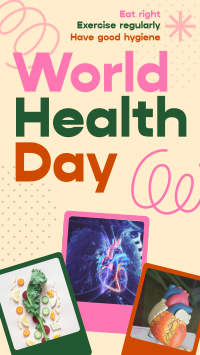 Retro World Health Day Instagram Reel