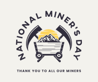 Miners Day Celebration Facebook Post